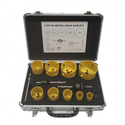 Lochsäge Set 13-teilig Bi-Metall HSS