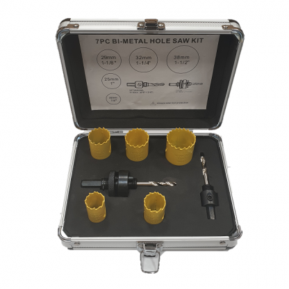 Lochsäge Set 7-teilig Bi-Metall HSS