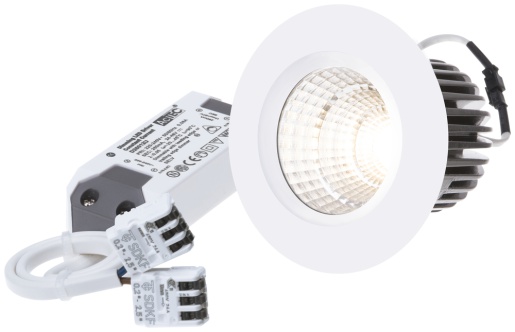 Spot LED weiss fix dimmbar 3000K 10.5W 230V 60°